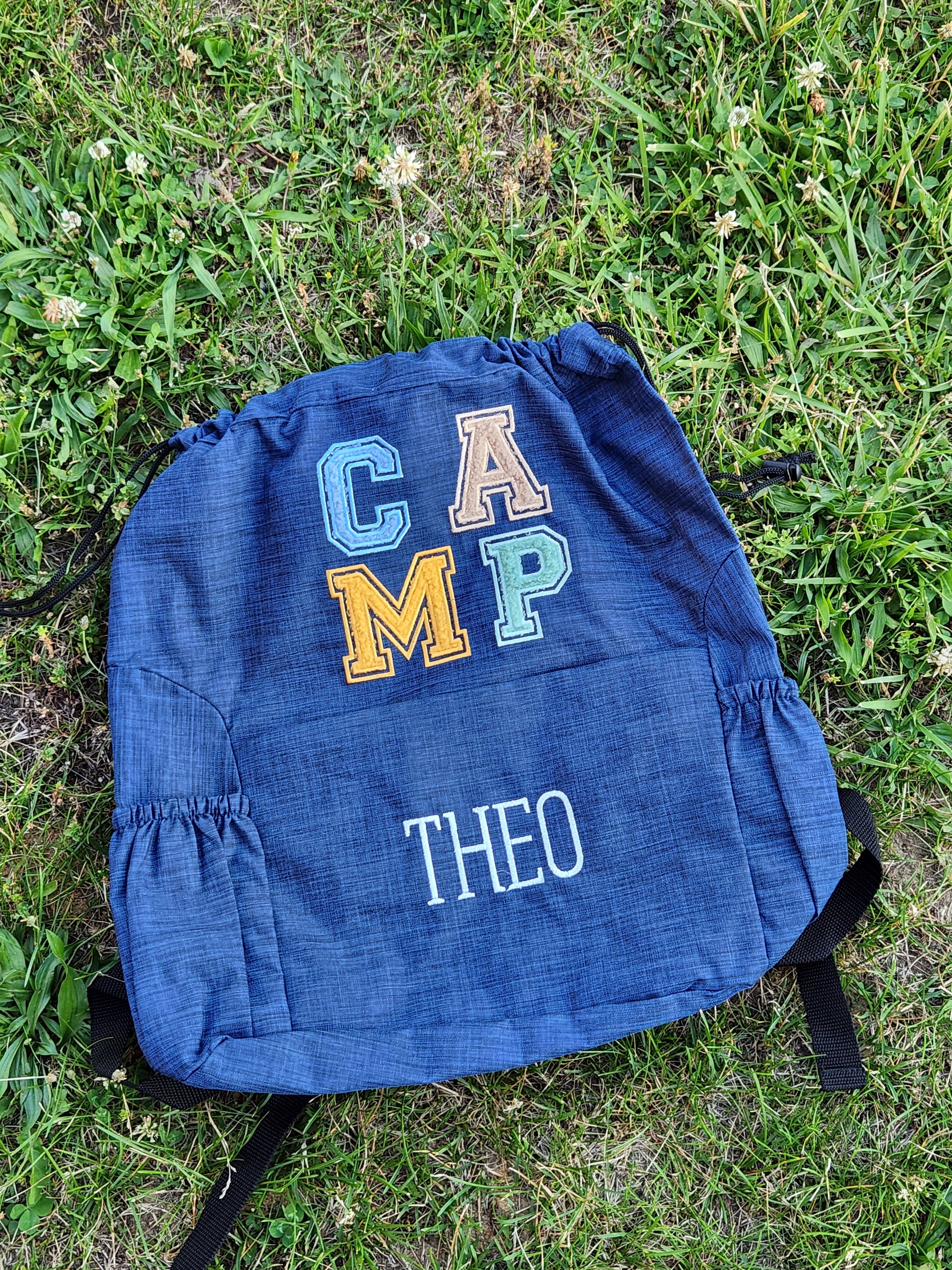 Blue Green Yellow Camp Bag