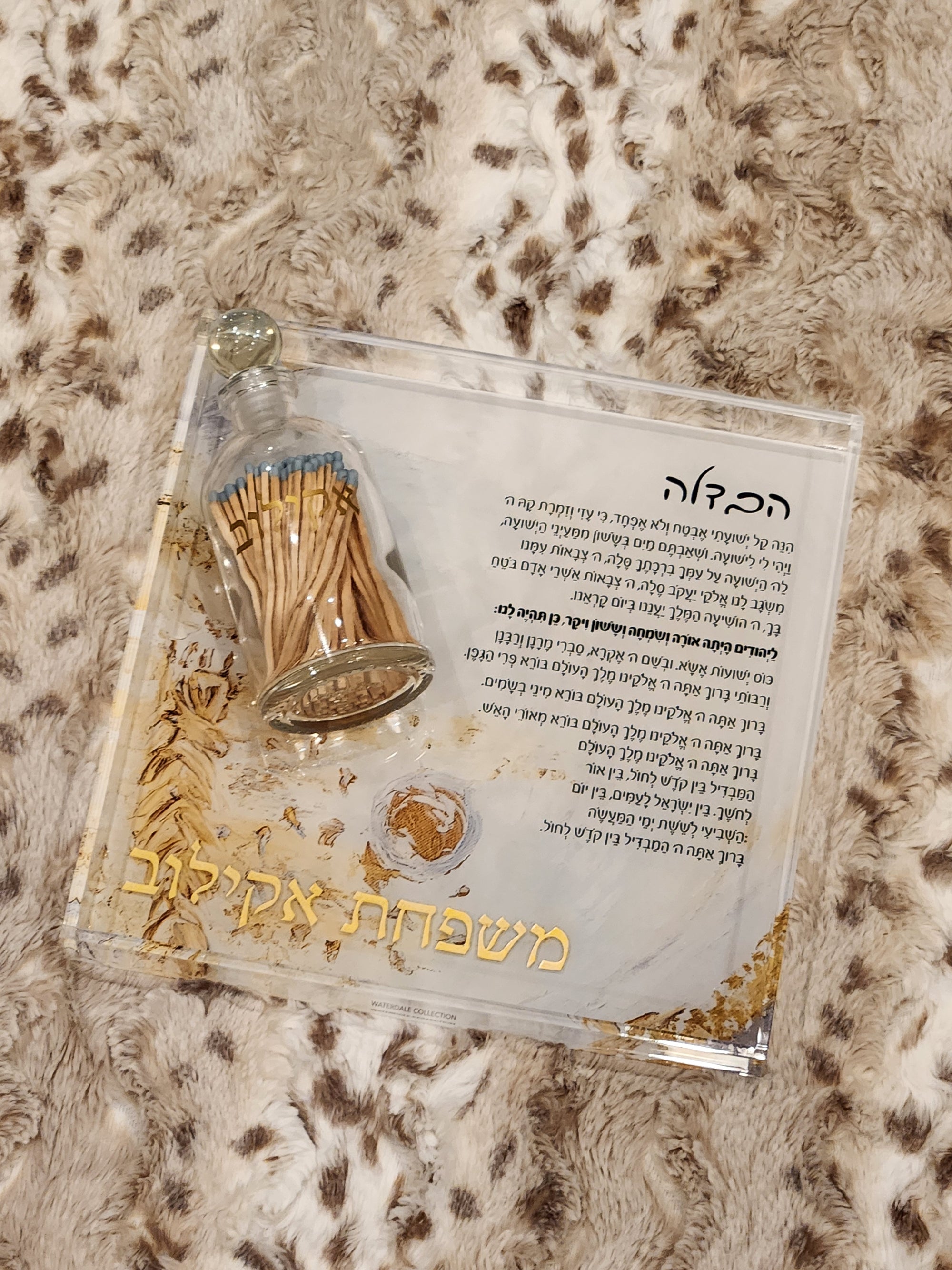 Painted Havdalah Plate