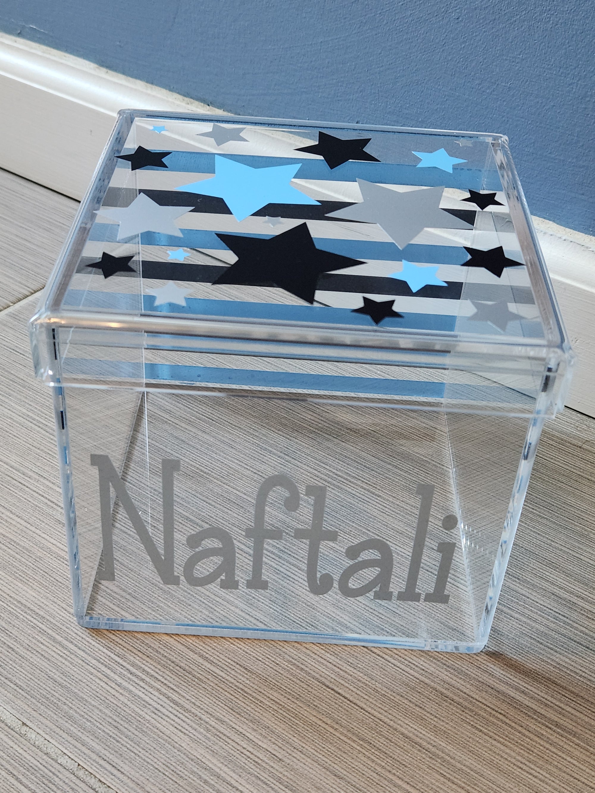 Stars and Stripes Lucite Box