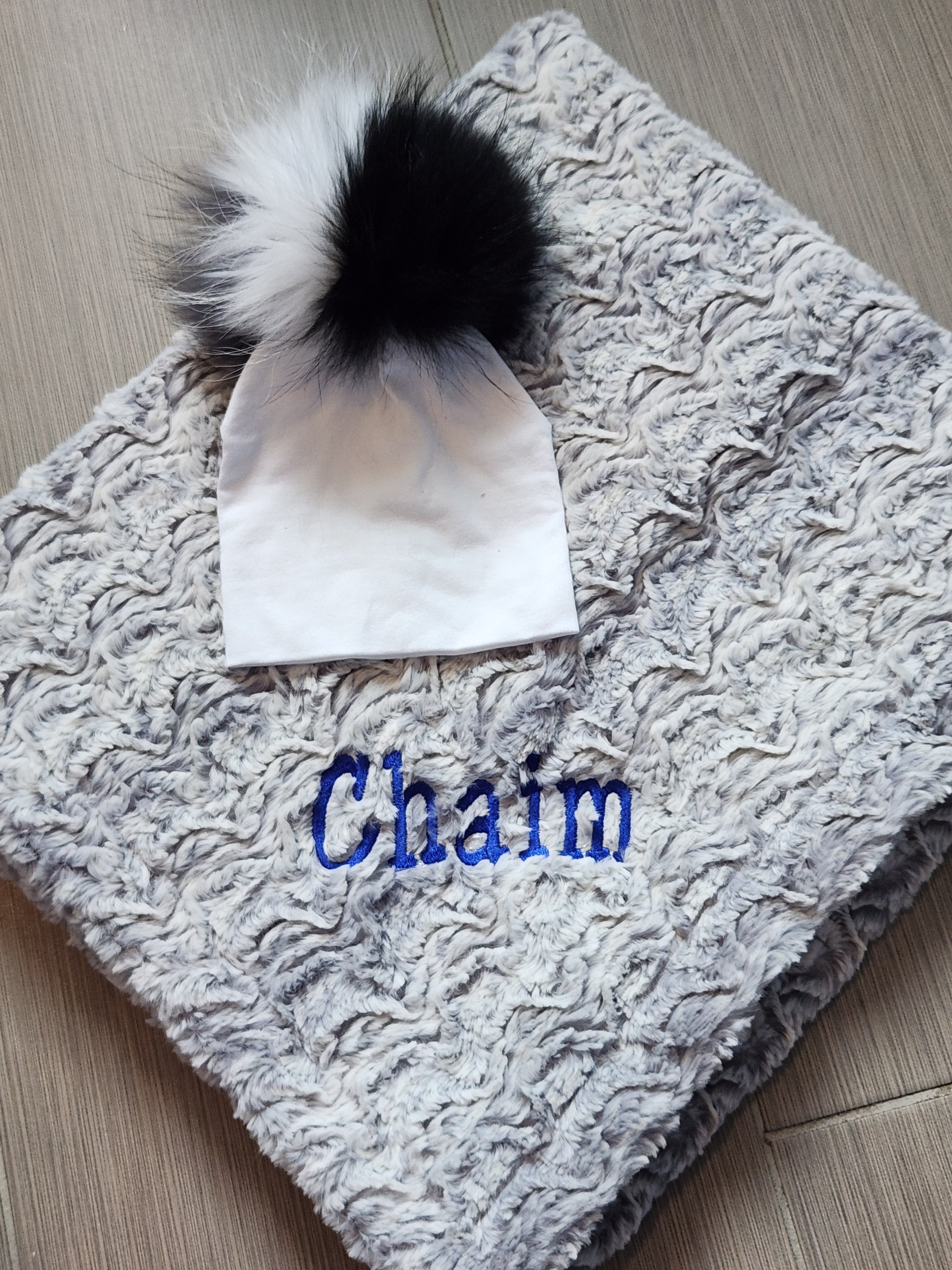 Prince Silver Boys Girls Minky Blanket