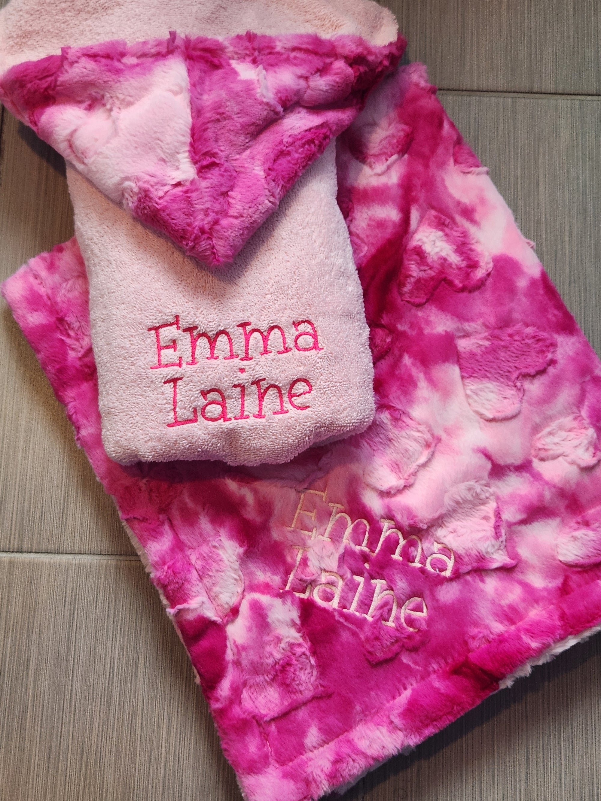 Sorbet Candy Heart Girls Hooded Towel