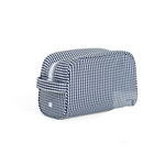 Dark Navy Gingham Toiletry