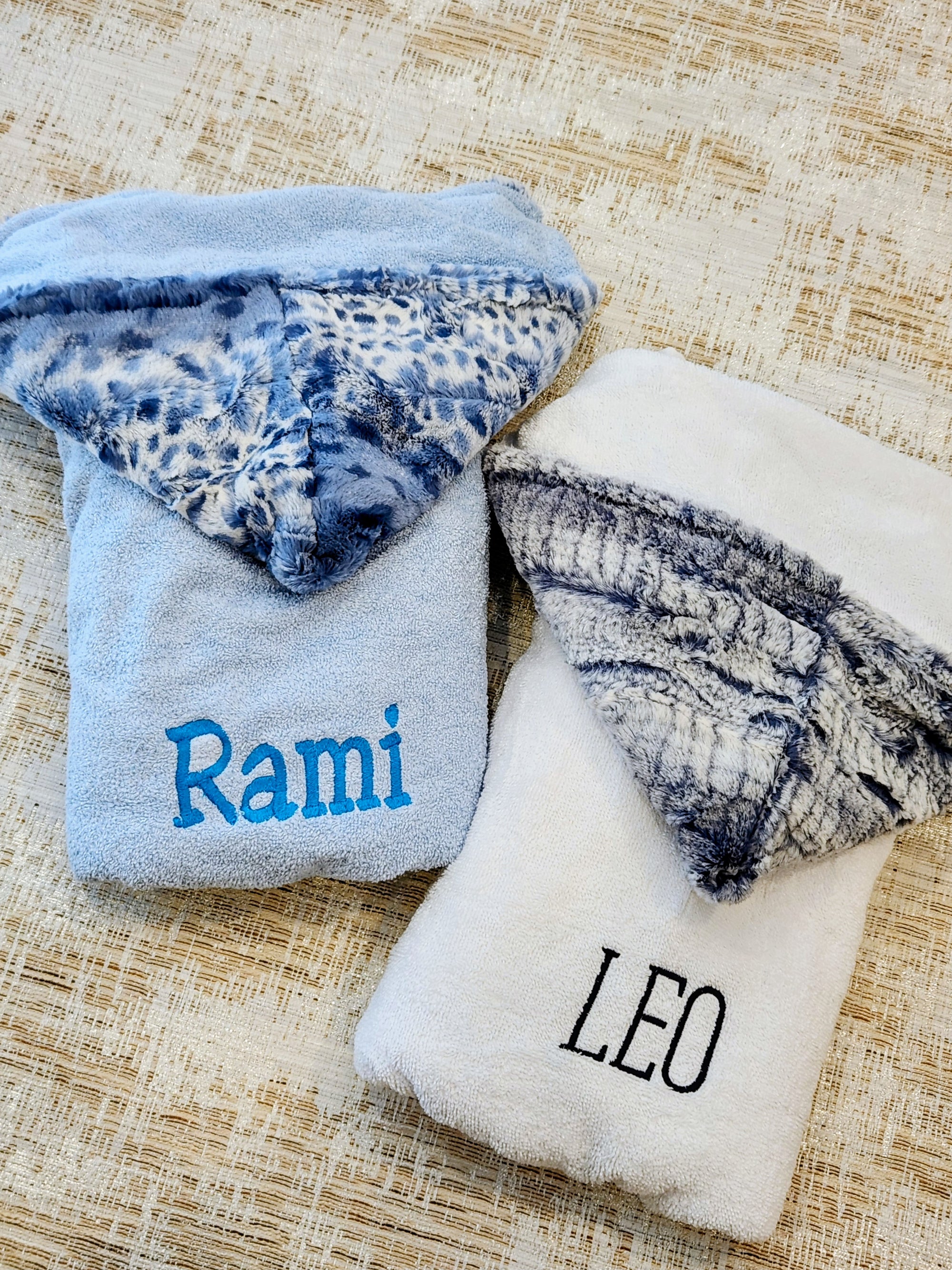 Cibirian Sky Blue Boys Hooded Towel