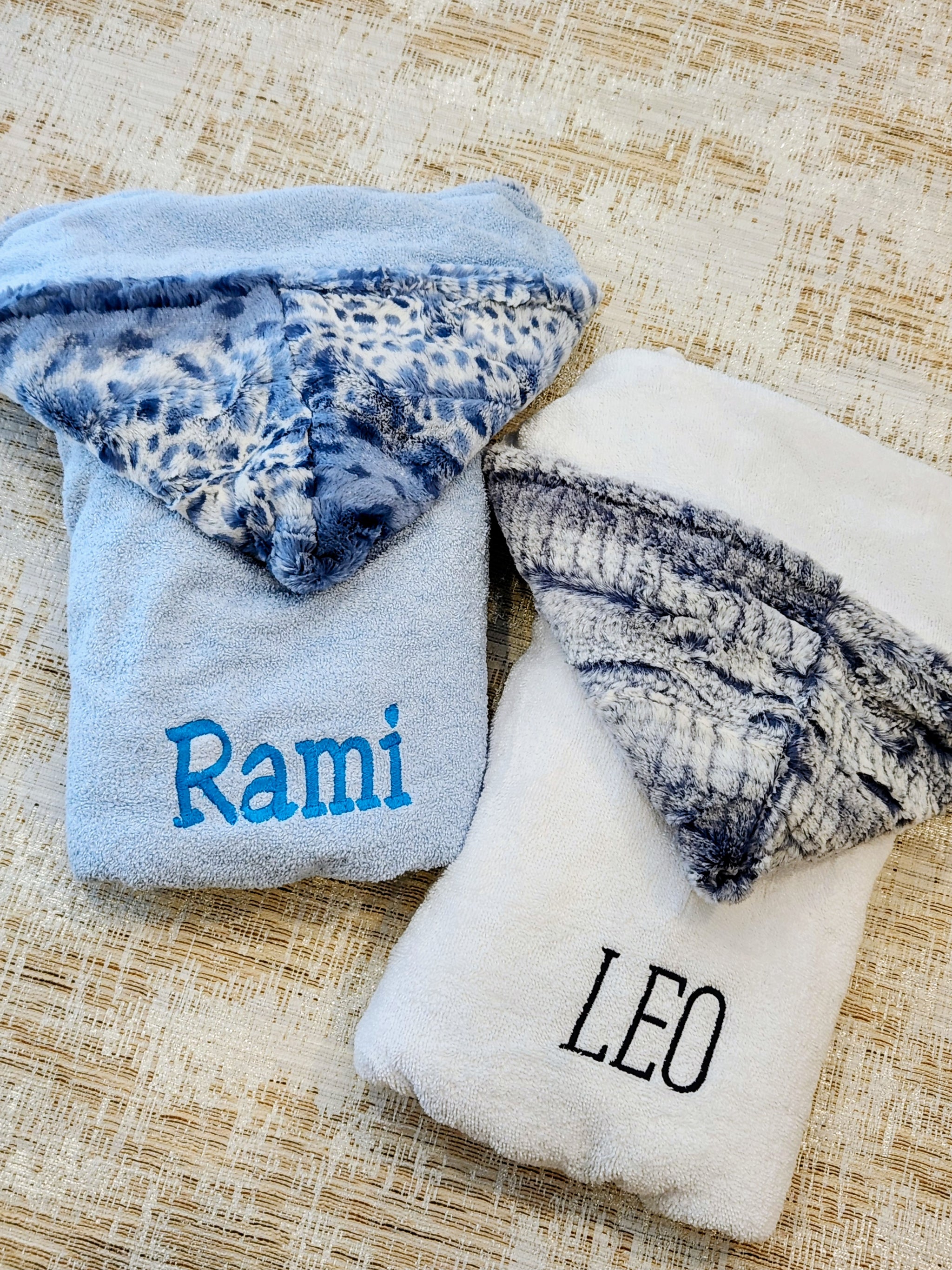 Cibirian Sky Blue Boys Hooded Towel