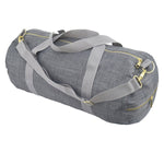 Gray Chambray Weekender Duffle