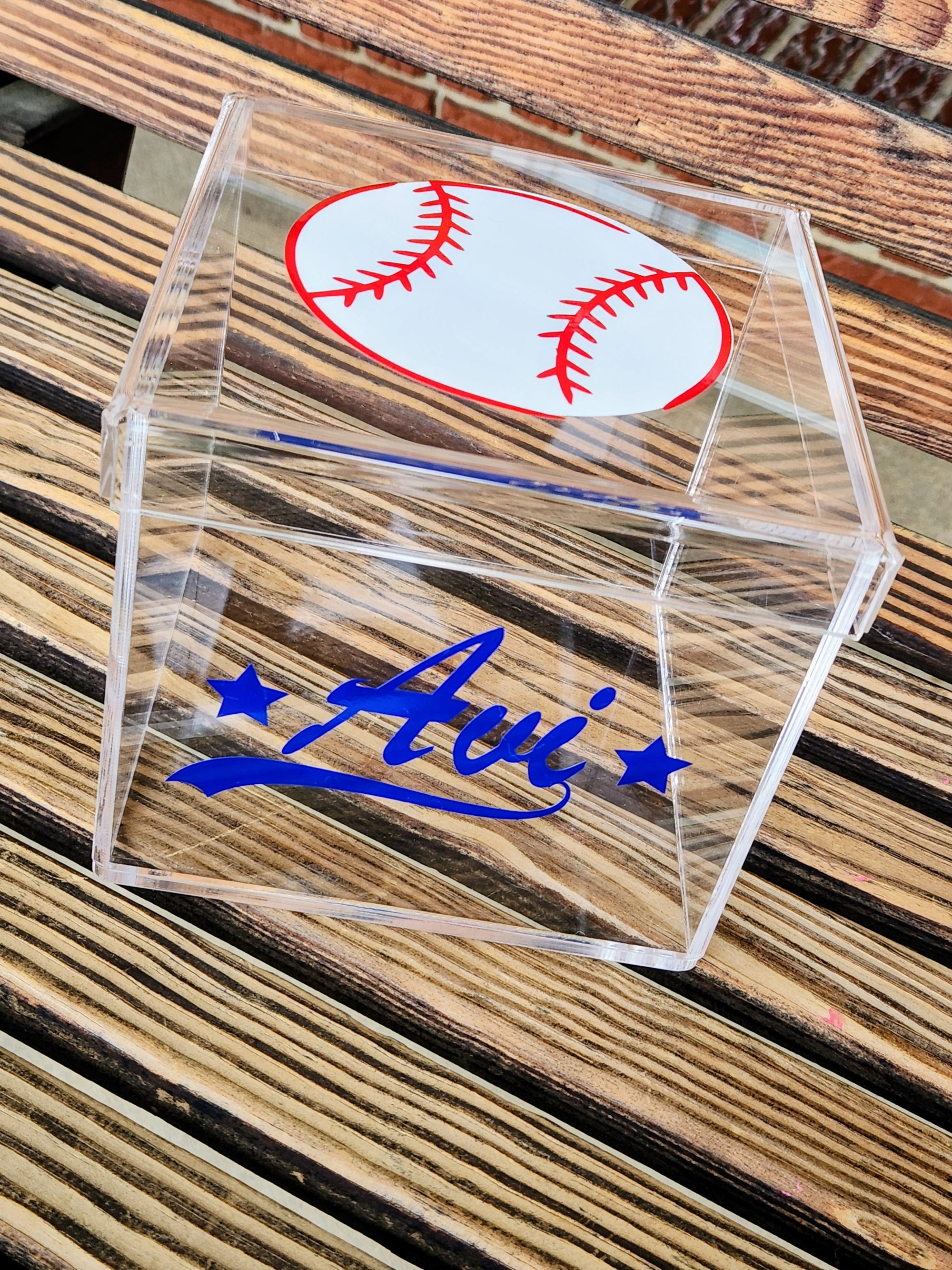Baseball Lucite Box