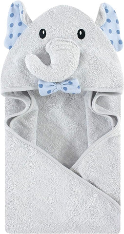 Dapper Elephant Hooded Toddler Towel