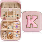 Mini Powder Pink Travel Jewelry Case