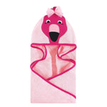 Flamingo Girls Toddler Hooded Towel
