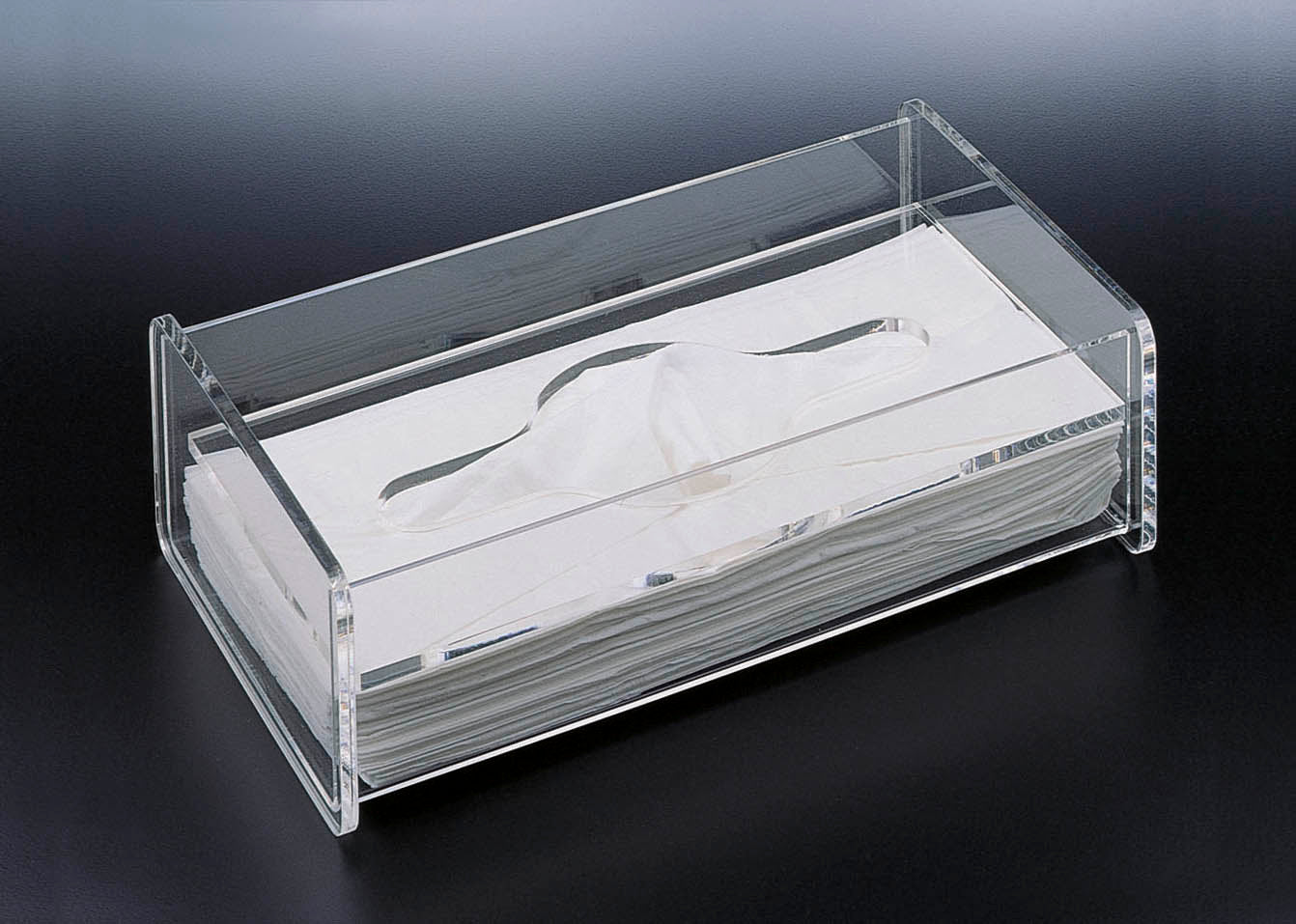 Lucite Tissue Box