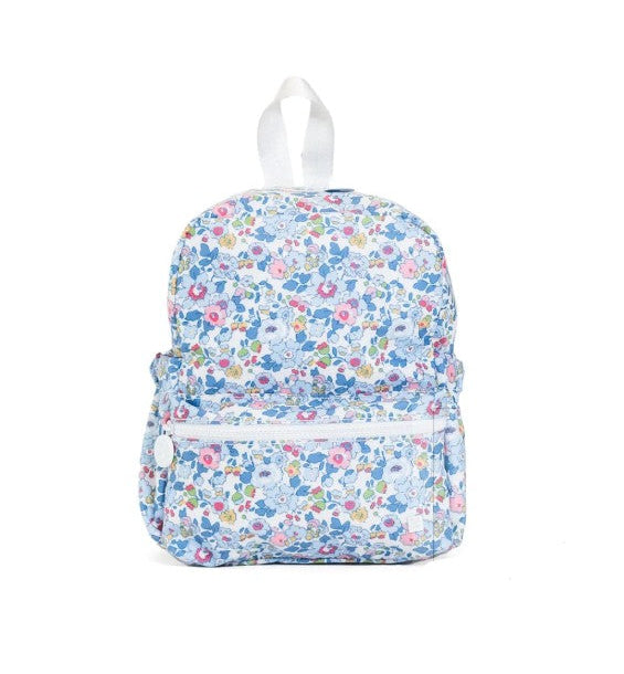 Blue Florals Mini Backpack