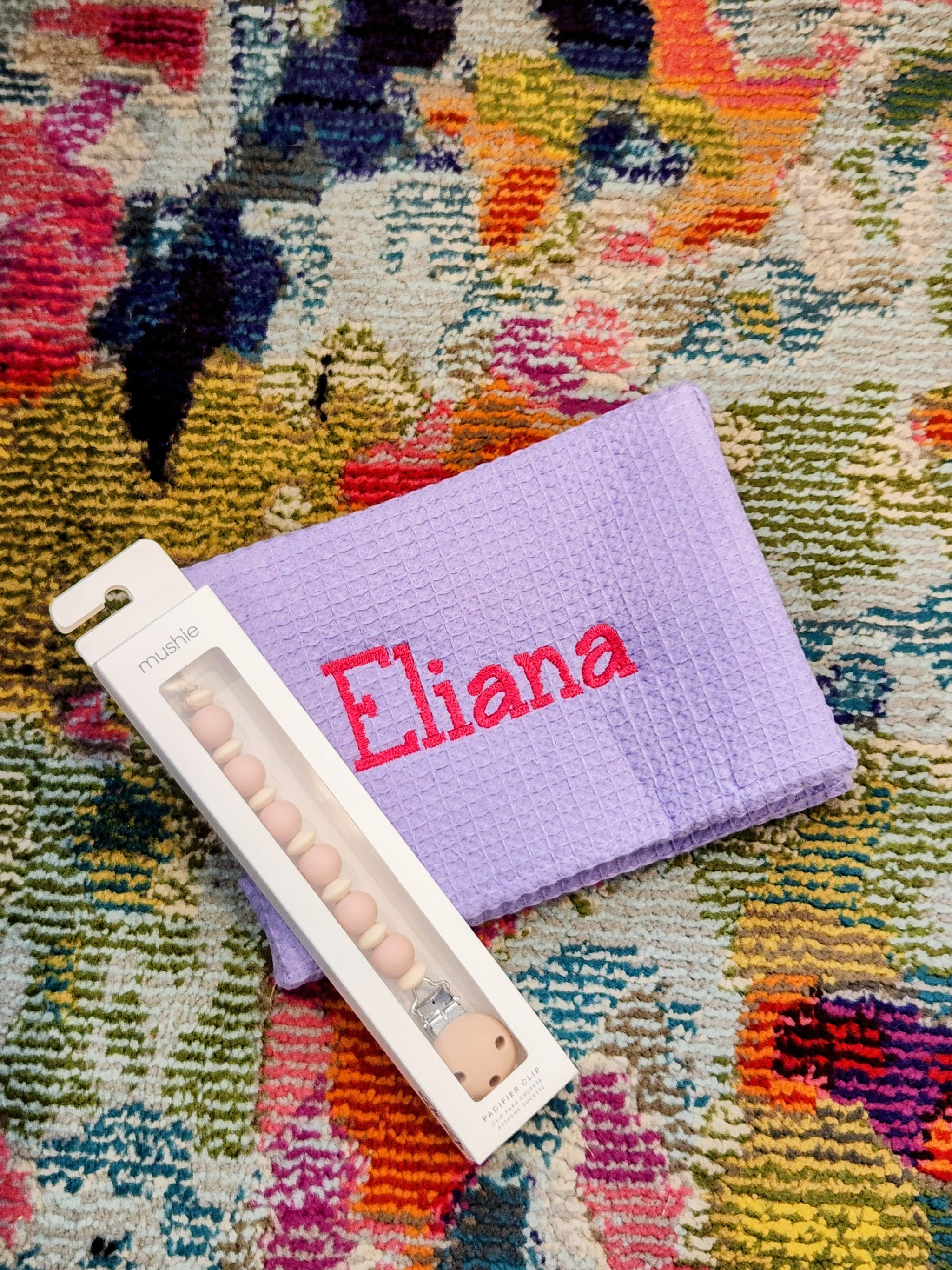 Lavender Waffle Toiletry Bag