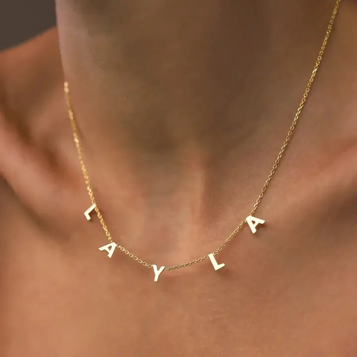 Letter Name Necklace