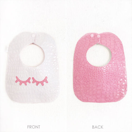 Double Sided Eyelash Vinyl Bib