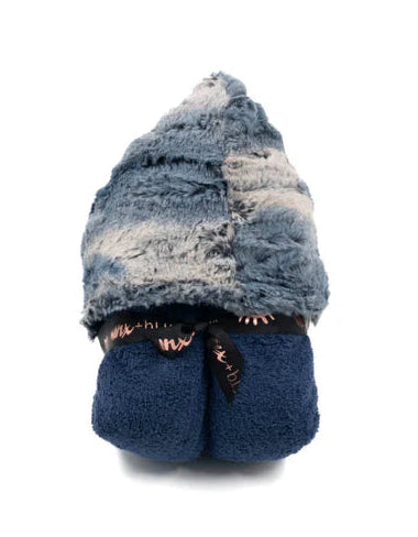 Navy Ombre Hooded Toddler Towel