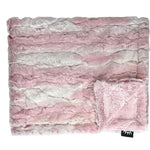 Celine Mauve Girls Minky Blanket