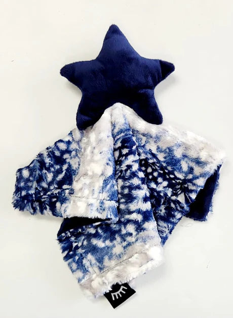 Cibirian Navy Star Minky Lovey