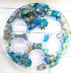 Watercolor Lucite Seder Plate