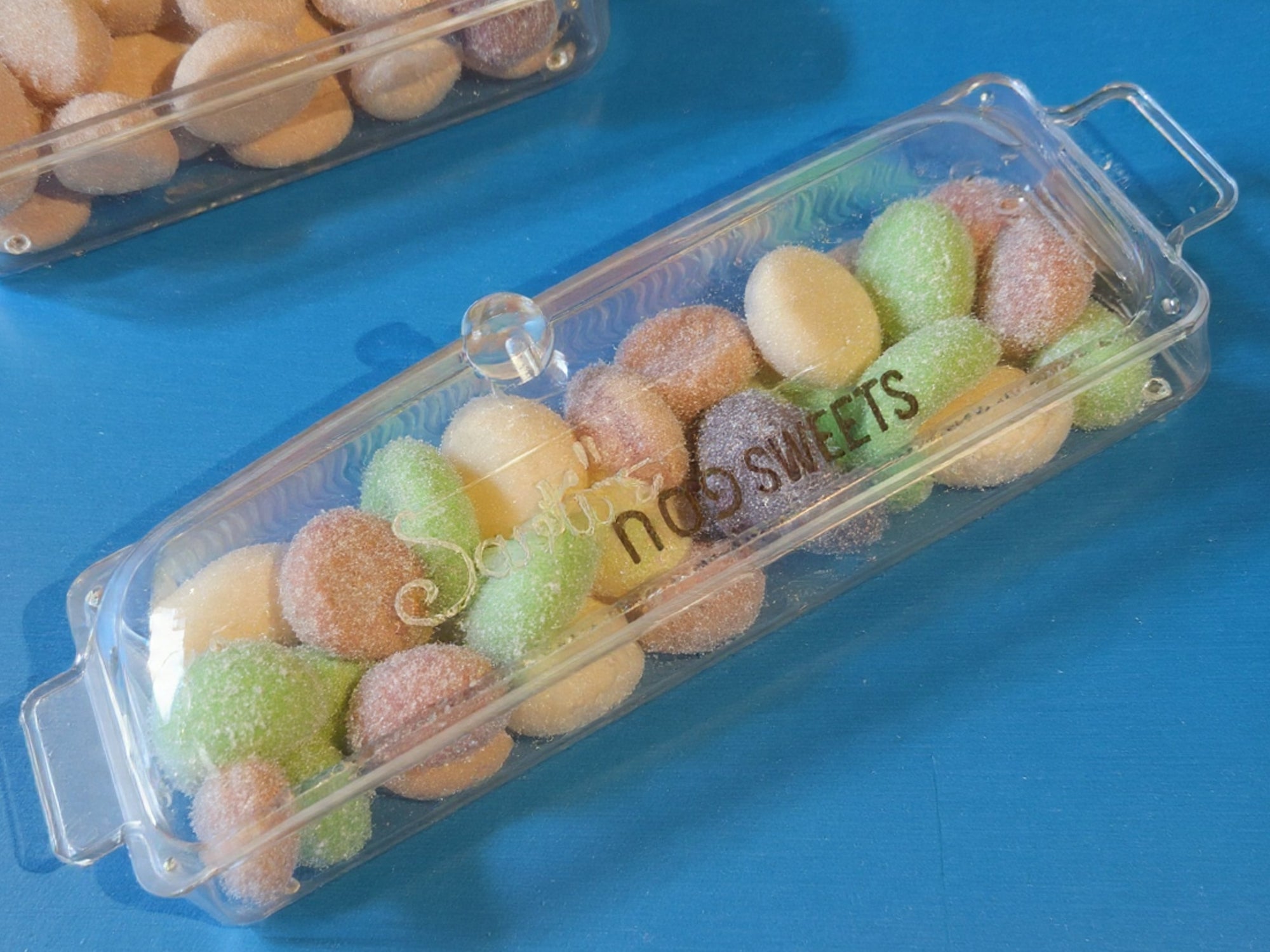 Long tray with lid