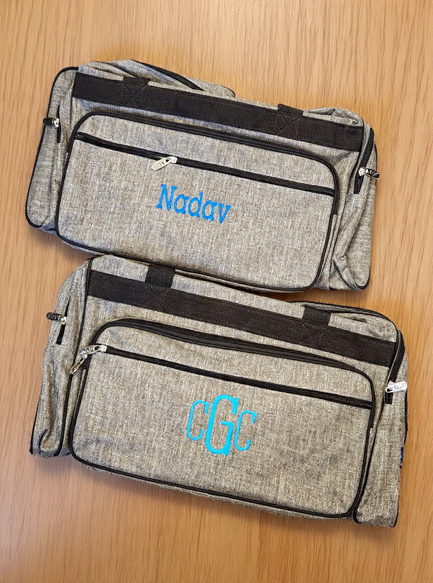 Charcoal Duffle Bag 23"