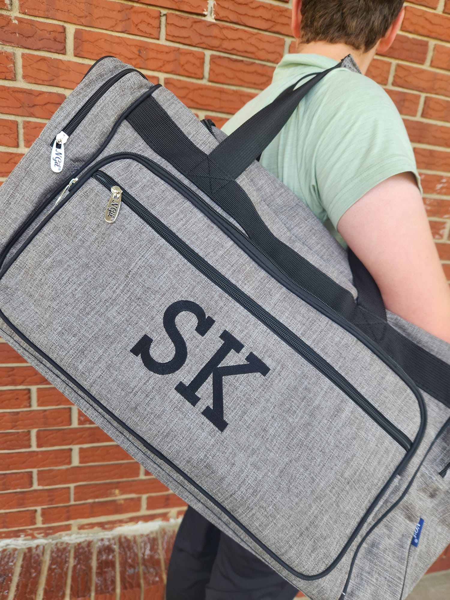 Charcoal Duffle Bag 23"
