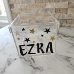Multi Stars and Name Lucite Box