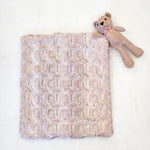 Pink Princess & Luxe Rosewater Girls Lovie With Teddy Bear