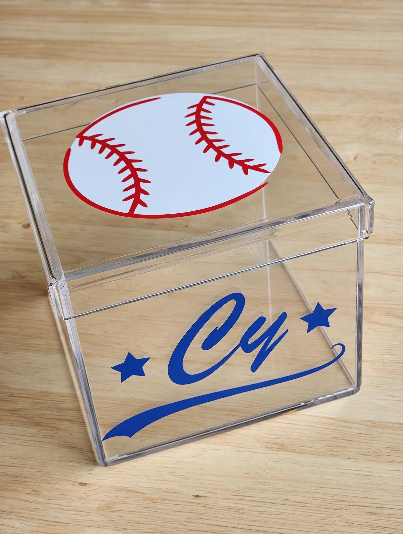 Baseball Lucite Box