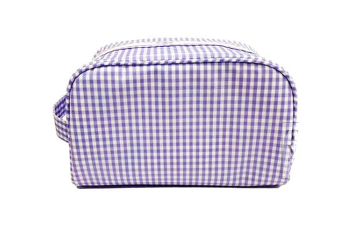 Lilac Gingham Toiletry