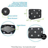 Black Glitter Super Star Toiletry Bag