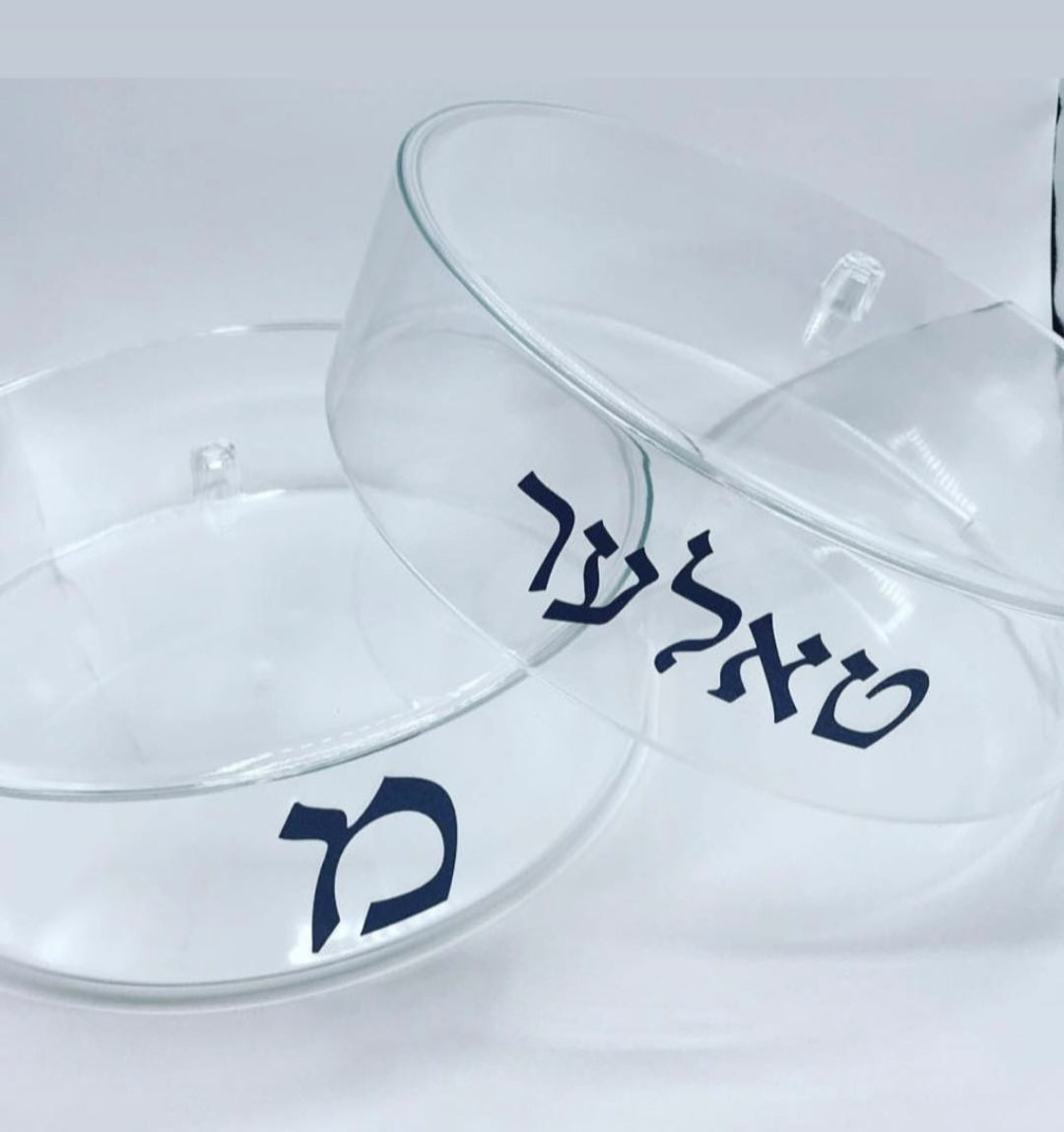 Round Matzah Box with Lid