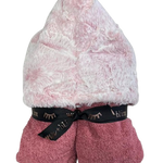 Doe Mauve Pink Girls Hooded Towel