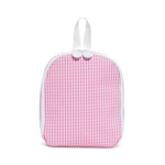 Pink Gingham Lunch Bag