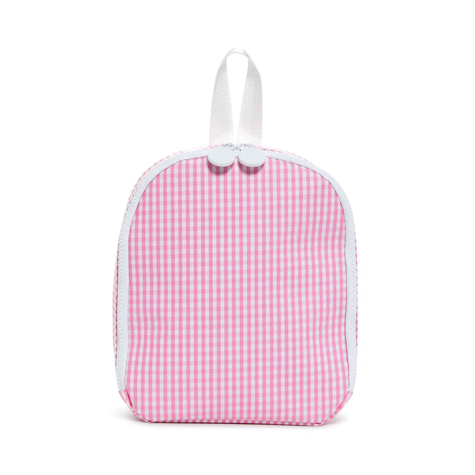 Pink Gingham Lunch Bag