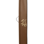 Cognac Brown/ Gold Lulav & Esrog Holder