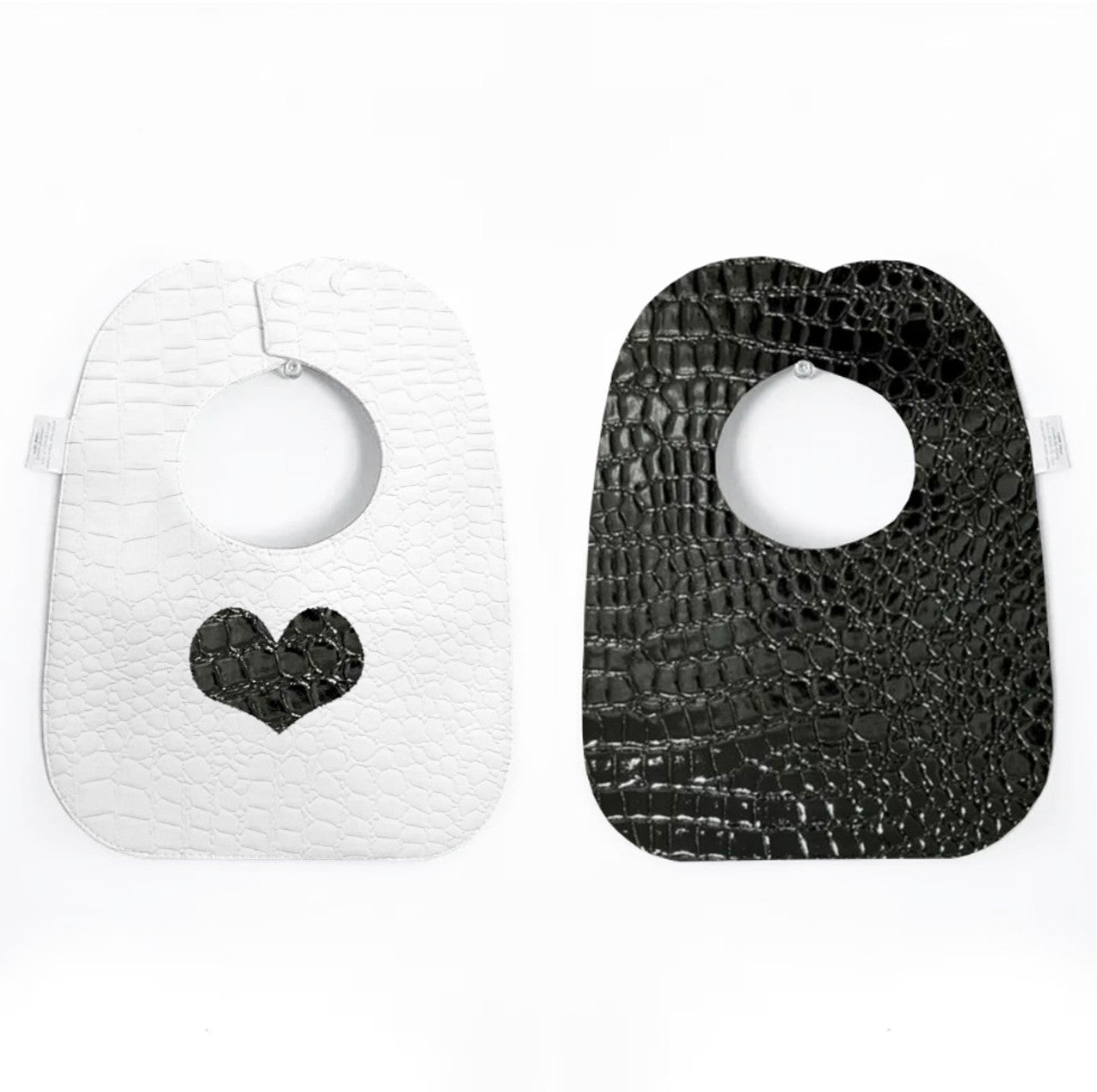 Double Sided Heart Vinyl Bib