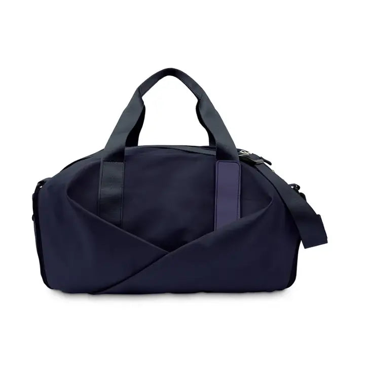 Small navy crisscross duffle/ gym bag