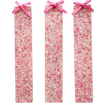 Pink Confetti Resin Bookmark