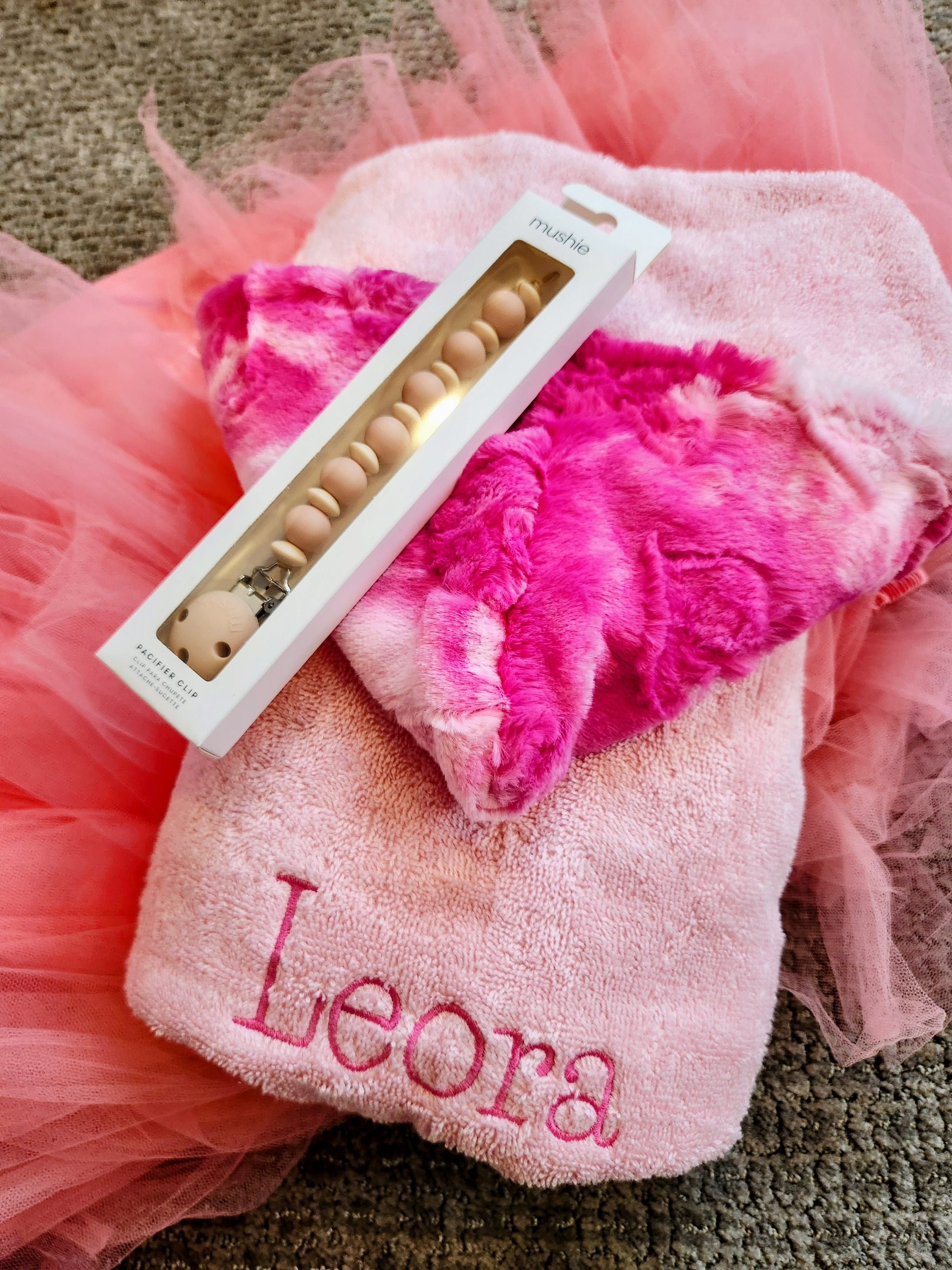 Sorbet Candy Heart Girls Hooded Towel