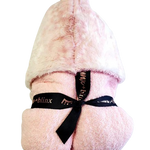 Cibirian Pink Girls Hooded Toddler Towel