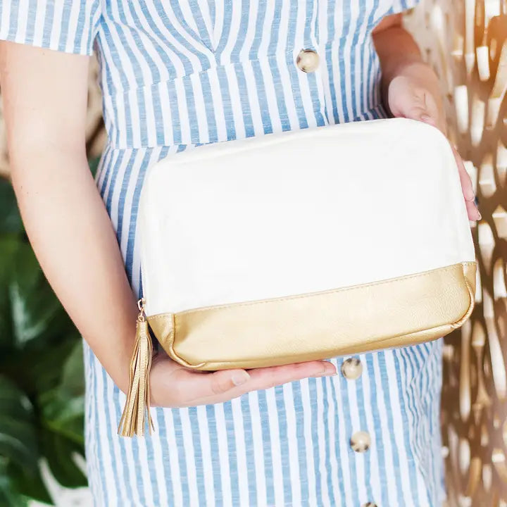 Cream Cabana Bag