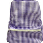 Lilac Gingham Backpack