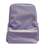 Lilac Gingham Backpack