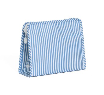 Blue Pimlico Stripe Chambray Medium Square Traveler