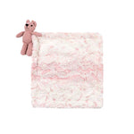 Owl Mauve Bear Minky Lovey