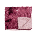 Smokey Mauve Blush Girls Minky Blanket