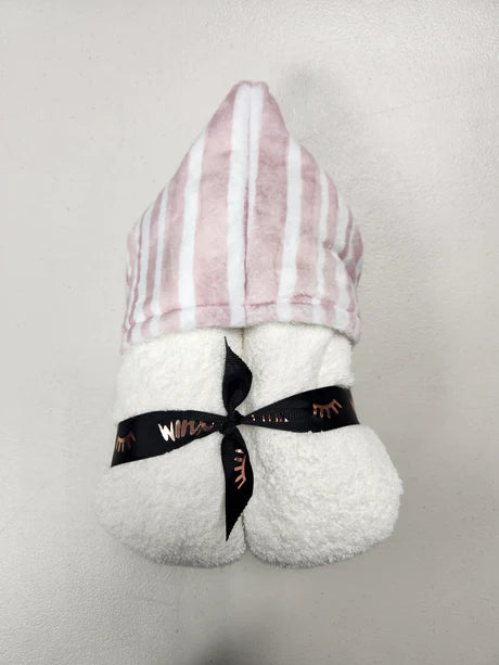 Stripes Woodrose Hooded Towel