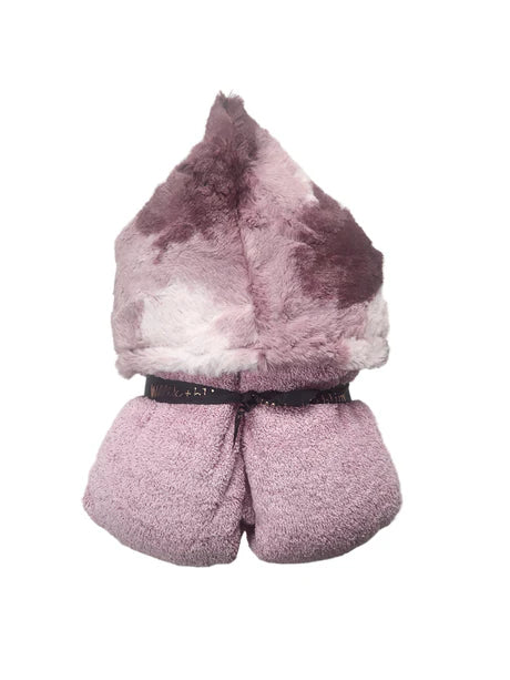 Smoothy Pink Girls Hooded Towel
