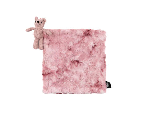 Smokey Rose Bear Girls Minky Lovie