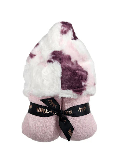 Pink Pony Rose Girls Hooded Towel
